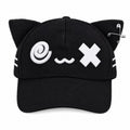Fluffy Cat Ear Beanie with Kawaii Face - AltBrat