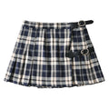 Retro Plaid Belted Skirt - Skirts detail view 8 | Cute Splikes