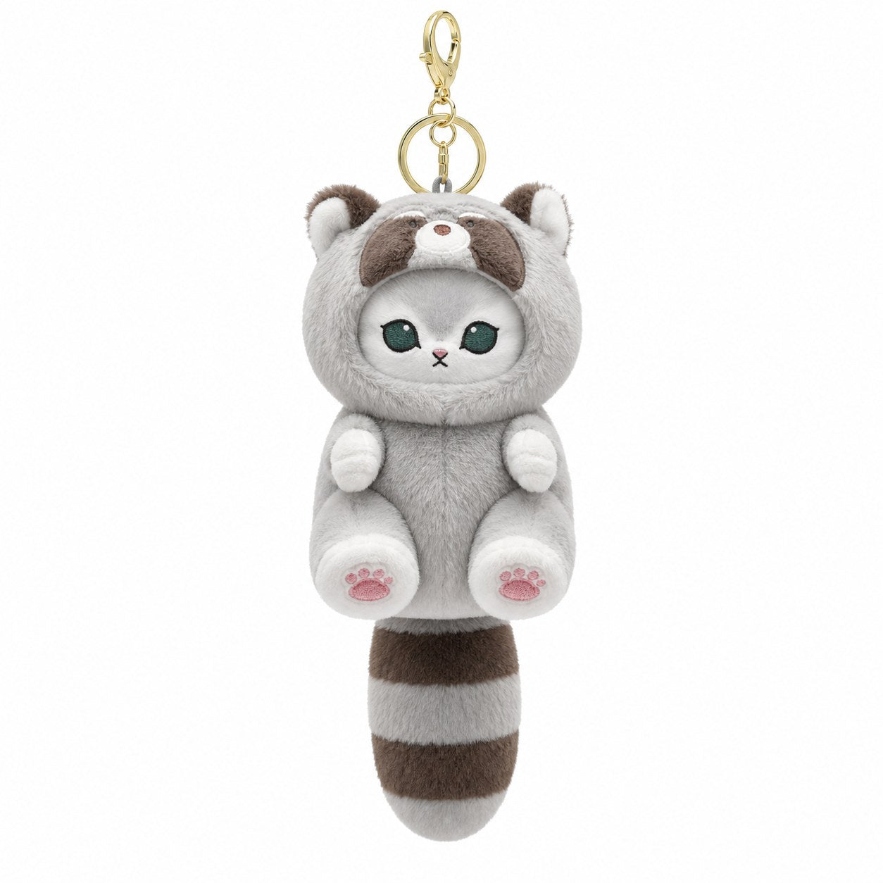 Cat in Animal Costume Plush Keychain Charm - AltBrat