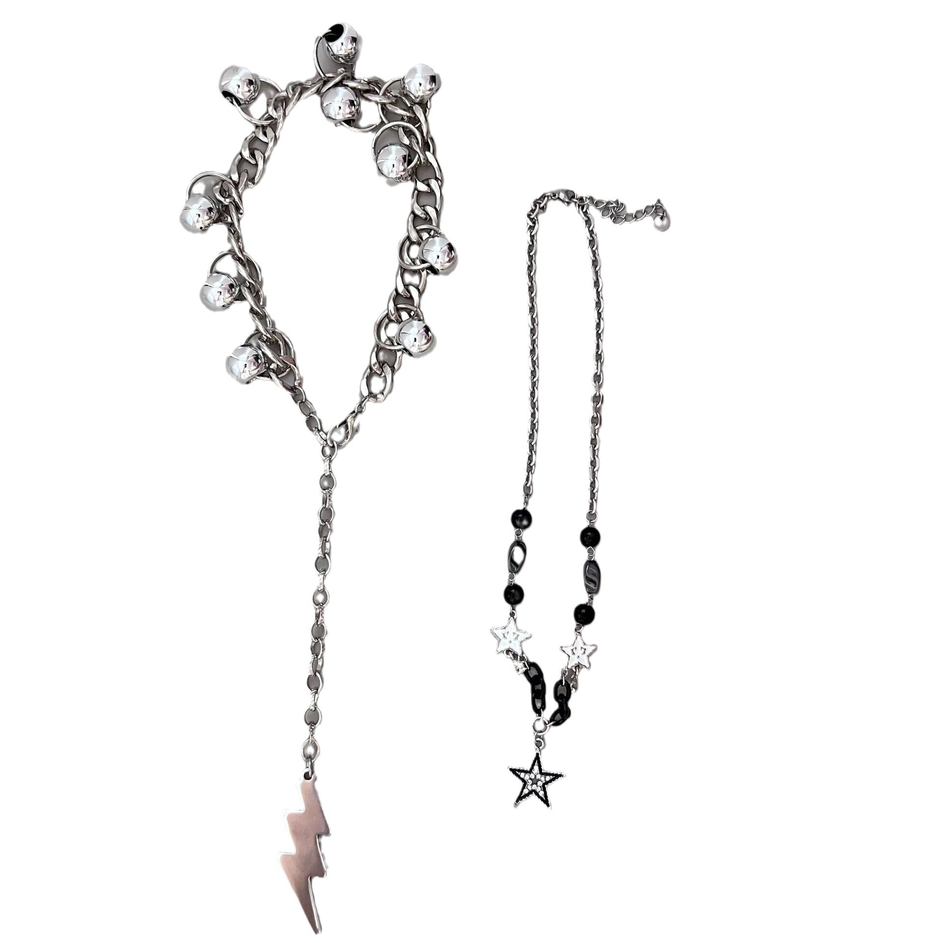 Beaded Star Necklace - Necklaces & Chokers detail view 6 | Cute Splikes
