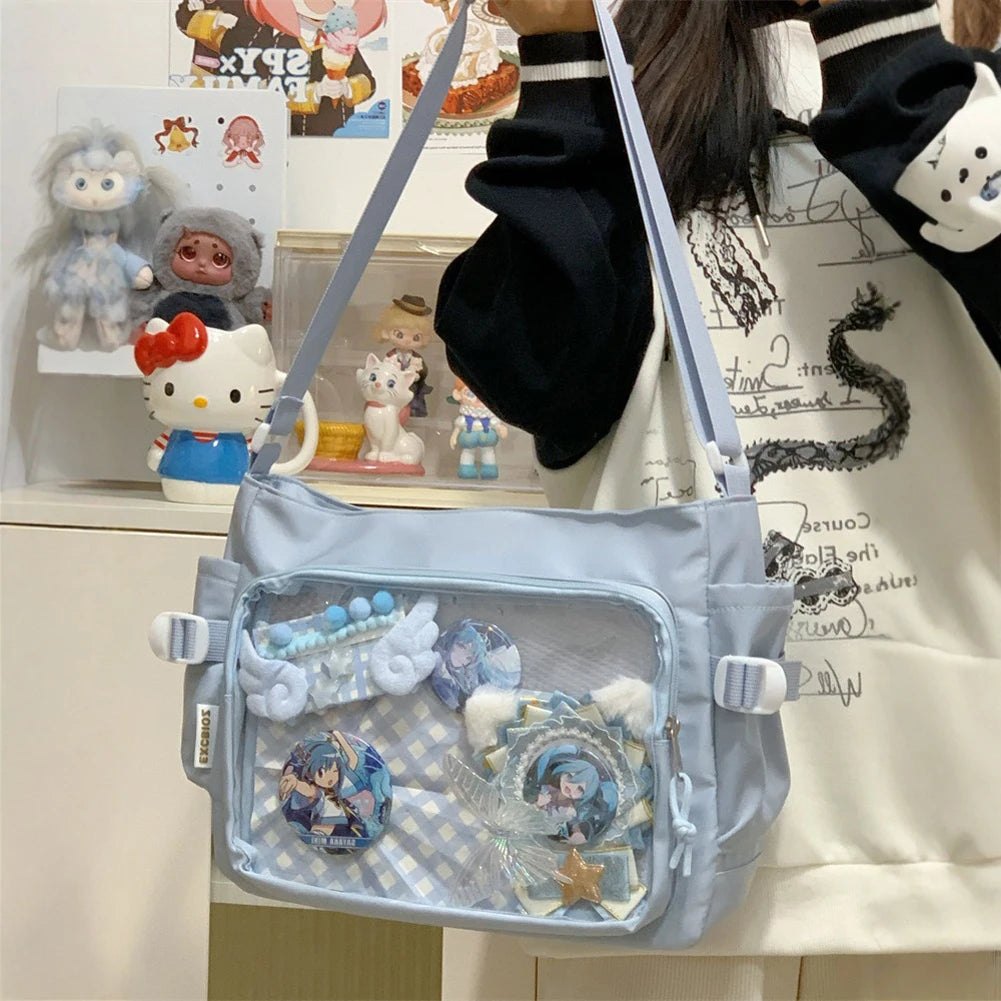 Japanese Style Kawaii Bag Women Cartoon Plush Shoulder Bag for Women New Crossbody Bag Small Phone Purse Bolsa Feminina - AltBrat