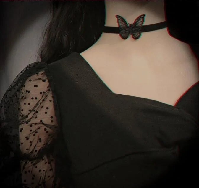 34 Styles Black Lace Bow Choker Necklace for Women Gothic Dark Girl Bow Strap Sweet Sexy Collar Necklace Party Female Je - AltBrat