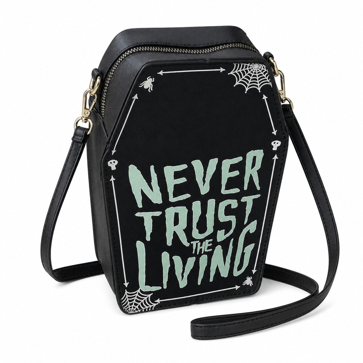 Coffin Shape Gothic Shoulder Bag
