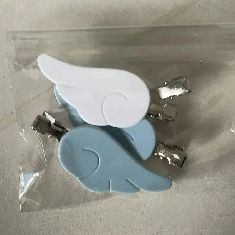 New Y2K Angel Wing Hair Clips Kawaii Sweet Girls Fashion Plastic Hairpin Harajuku Style Barrettes Headwear Ornaments Acc - AltBrat