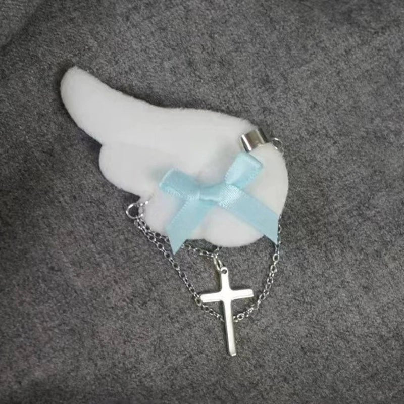 Plush Angel Wing Ita Card Bag - AltBrat