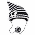Devil Ear Striped Knit Beanie - AltBrat