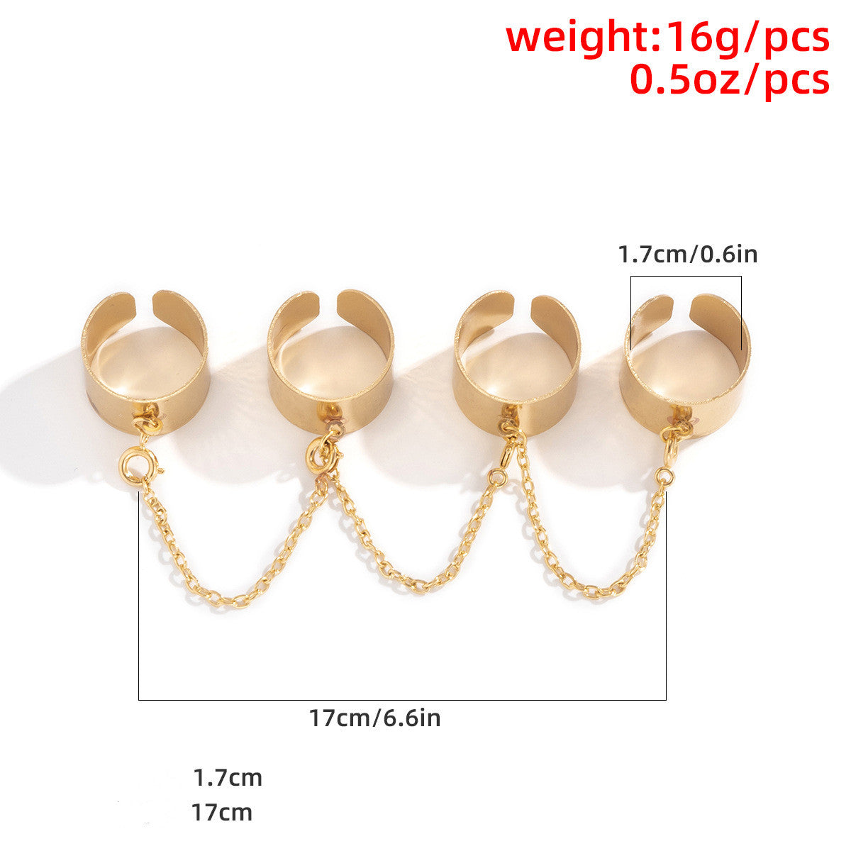 Minimalist Finger Ring - Bracelets & Rings detail view 3 | Cute Splikes