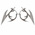 Gothic Blade Hoop Earrings