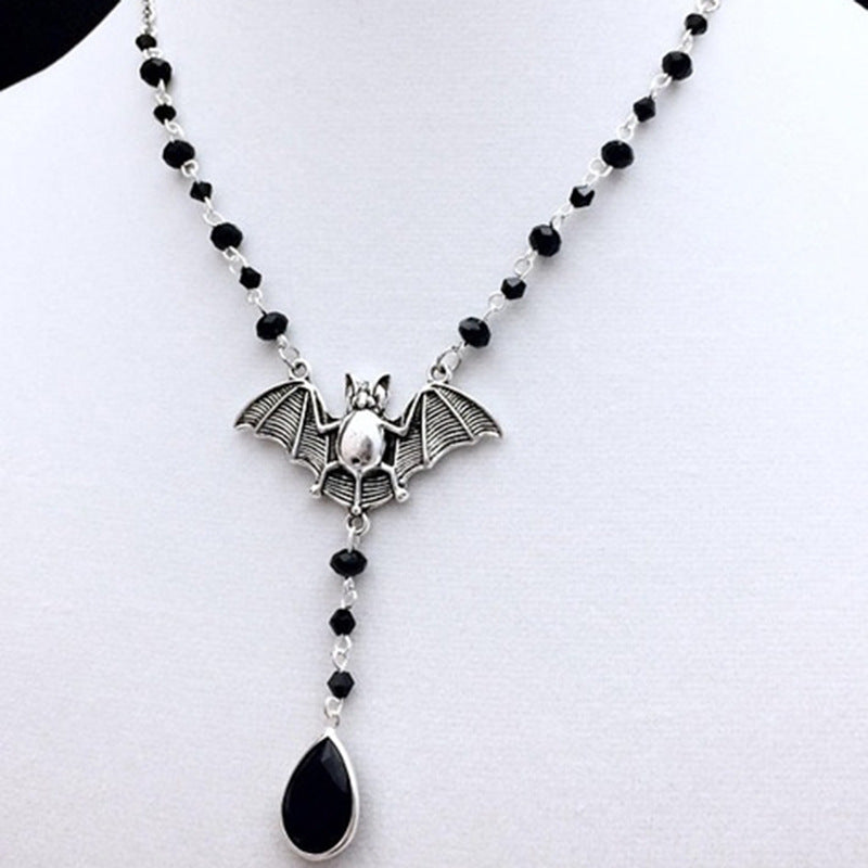 Gothic Bat Necklace - Necklaces & Chokers for Jirai Kei, gothic & kawaii style | Cute Splikes