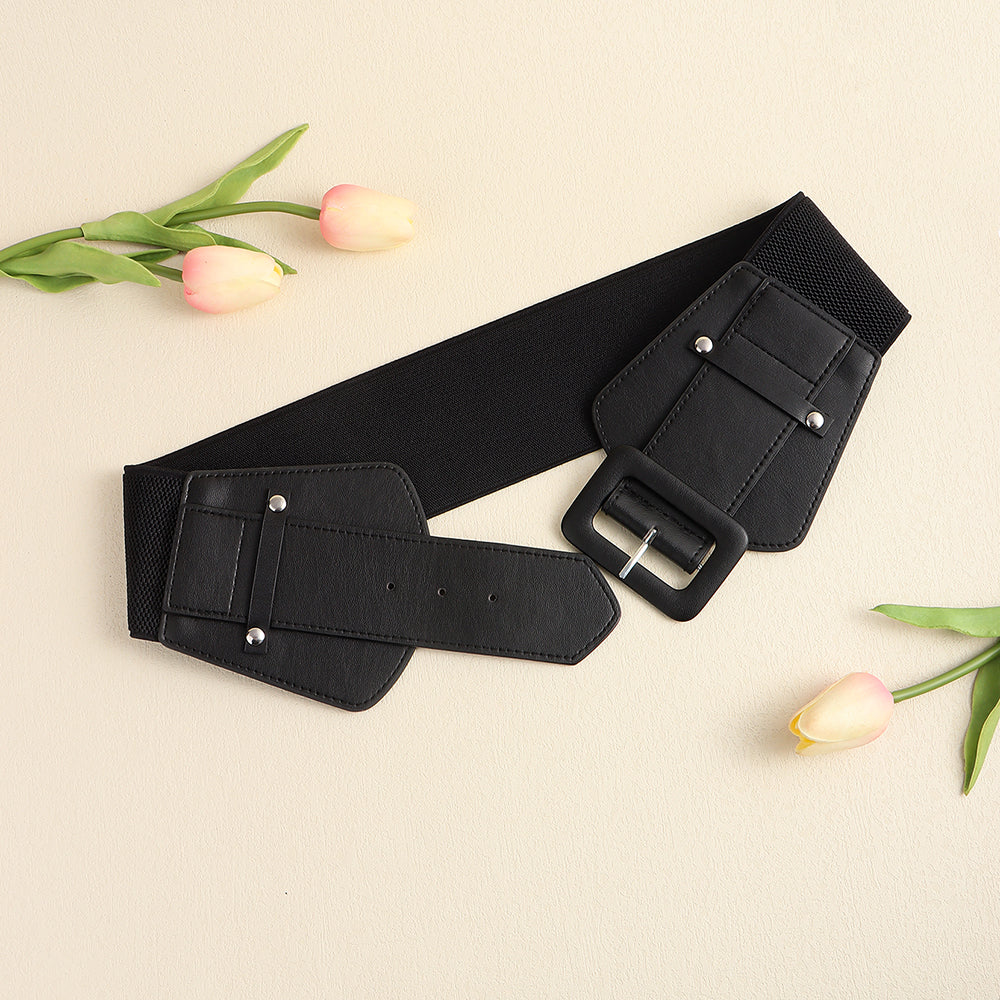 Wide Elastic Waist Corset Belt - Belts detail view 6 | Cute Splikes