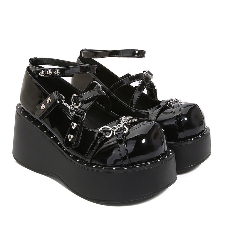 Gothic Lolita Flat Pumps - Shoes & Boots detail view 5 | Cute Splikes