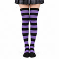 Striped Over-Knee Thigh-High Socks - AltBrat