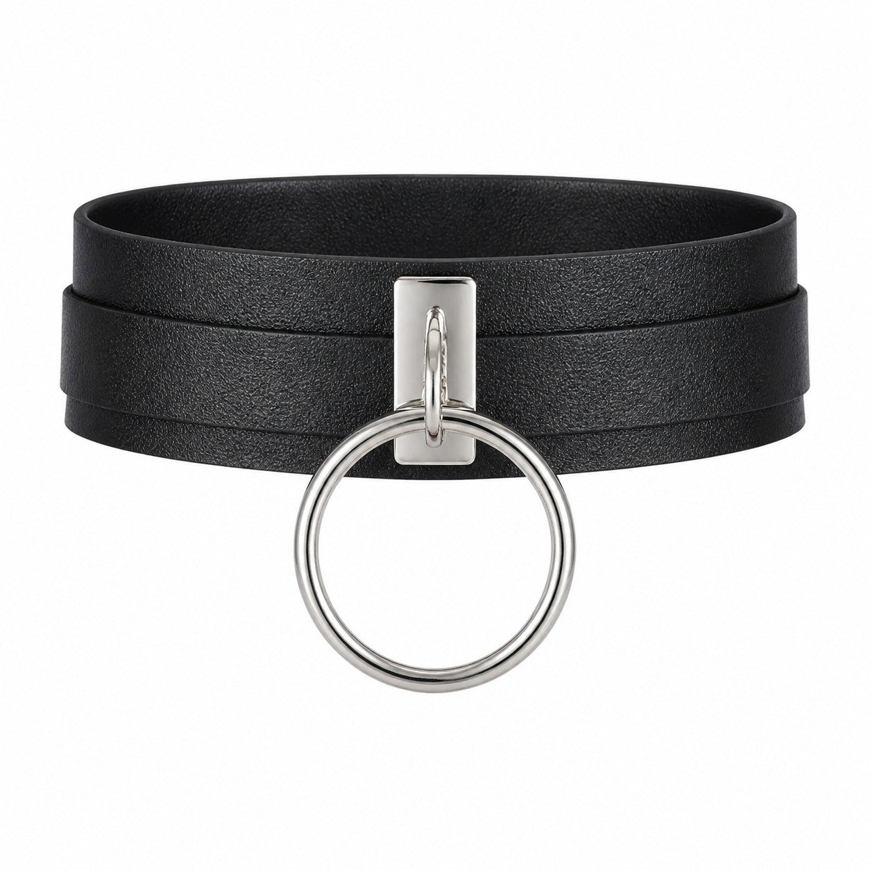 Goth Belts For Woman Sexy Neck Harness PU Leather Collar Wide Neck Strap Adjustable Belt Leather Harness Suspender