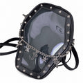 Gothic Punk Coffin Shape Ita Bag Women Clear Backpacks Dark Lolita Handbag and Shoulder Bag Girls Cosplay Designer 2 Insert