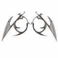 Gothic Blade Hoop Earrings