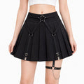 Pleated Skirt with Garter Harness & Sock Clips