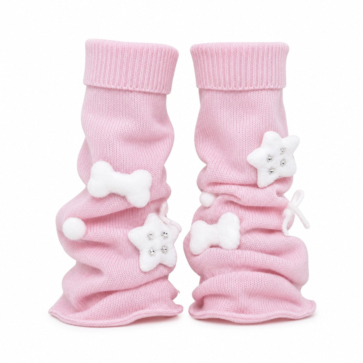 japanese-women-s-gothic-harajuku-punk-lolita-y2k-spicy-girls-lovely-leg-warmers-sock-set-star-bone-cute-ground-leg-warmer-cover Pink