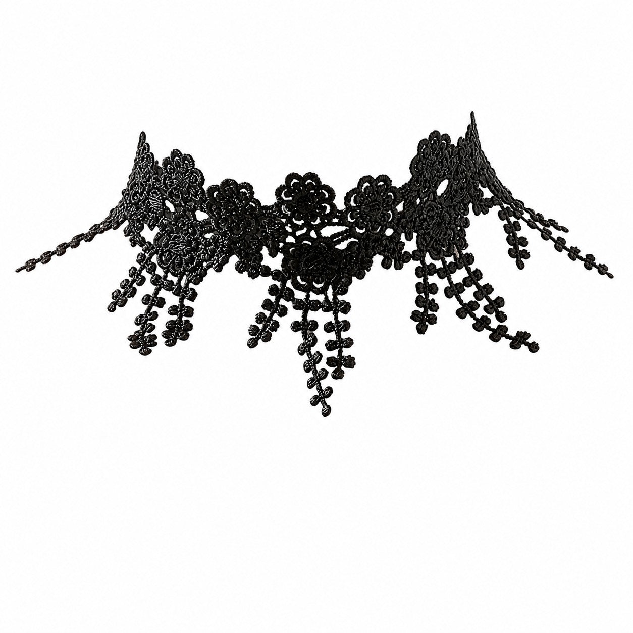 Gothic Floral Lace Collar Choker