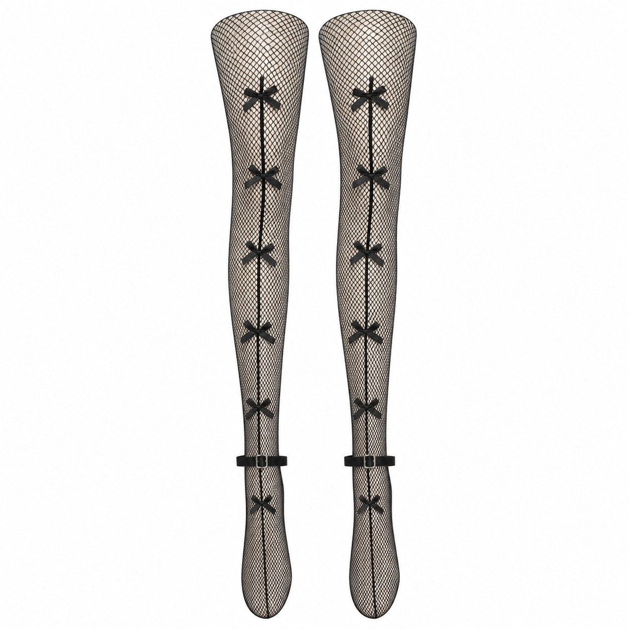 sexy-hollow-out-transparent-slim-fishnet-pantyhose-women-bow-black-white-tights-gothic-lolita-jk-cute-bowknot-mesh-stockings Black
