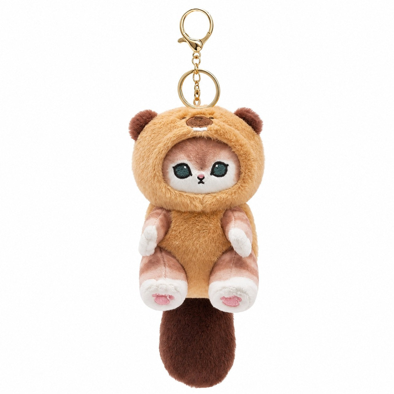 shark-cat-keychain yellow
