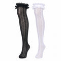 Lace Ruffle Over-Knee Thigh-High Socks