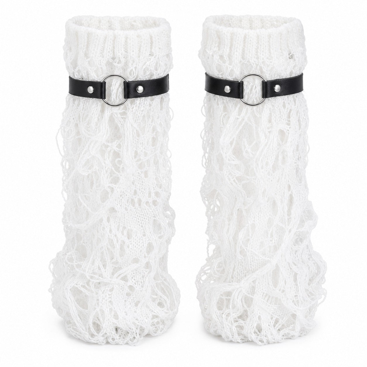 subcultural-hot-girls-y2k-lolita-leg-warmers-perforated-leg-rings-leg-sleeves-sock-covers-dark-style-pile-socks White